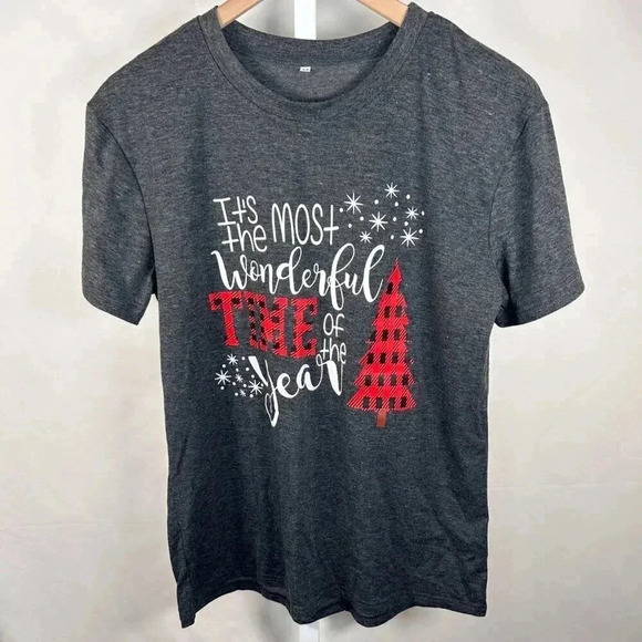 Tops - 2/$30 Holiday T Shirt Size Medium Women Christmas Party Comfy